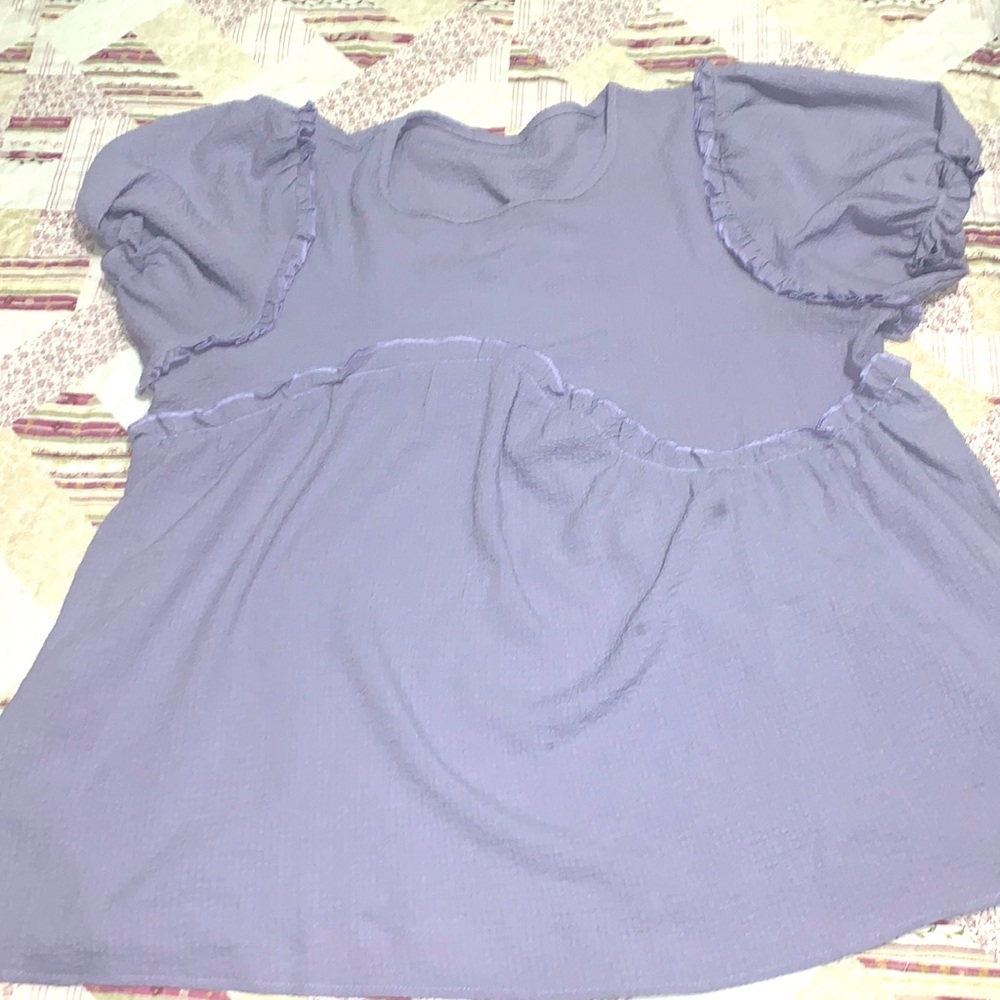 Purple Oversized Top
